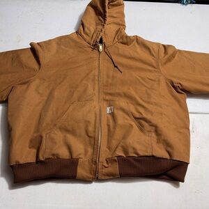 Carhartt Brown Hooded Jacket